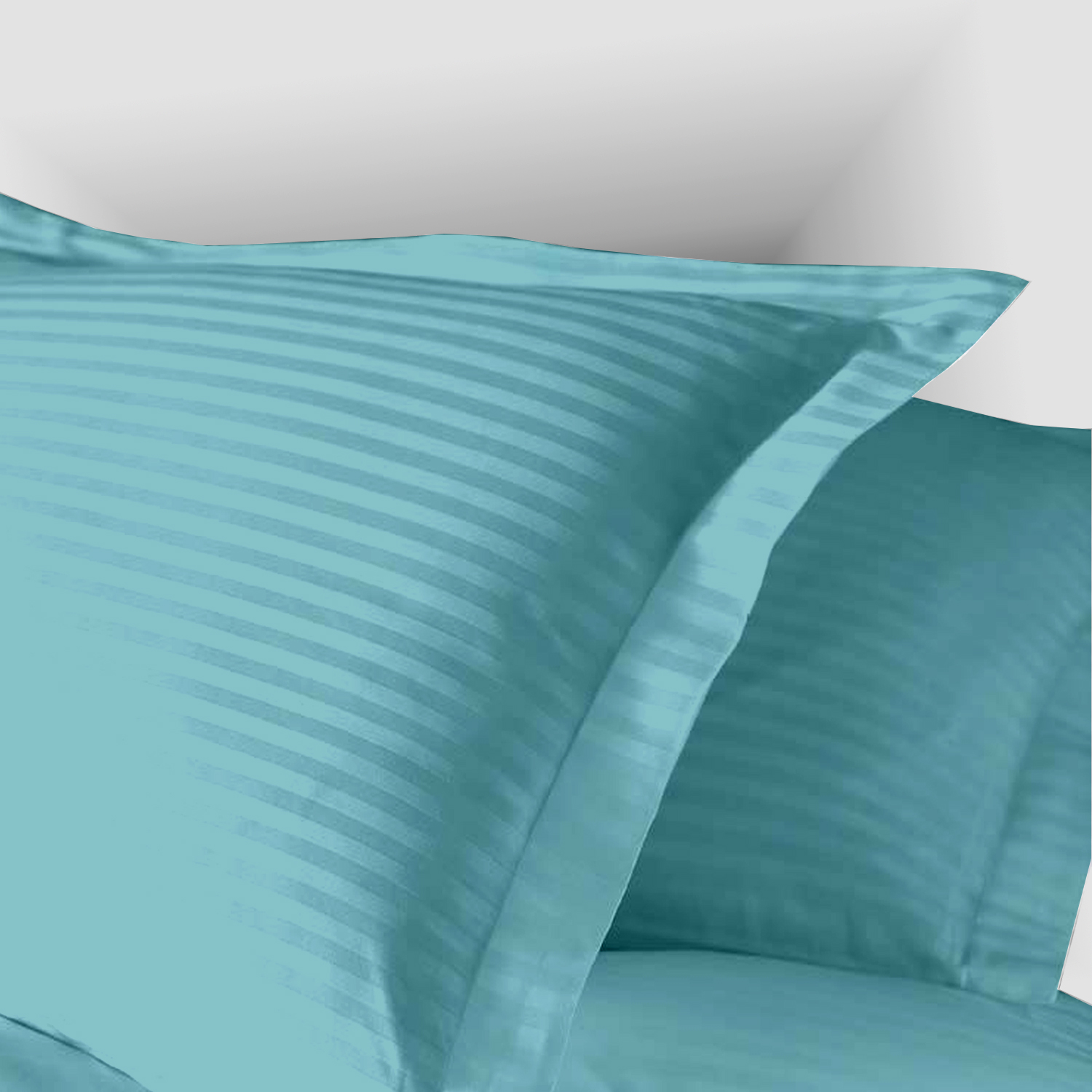 FAȚĂ PERNĂ DAMASC 100% BUMBAC – TURCOAZ